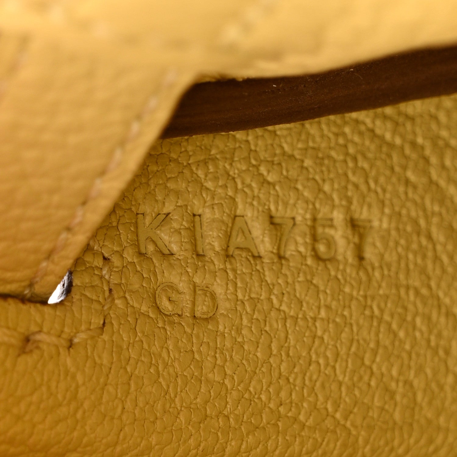 Hermes Togo Kelly Retourne 25 Jaune Poussin 7 of 11