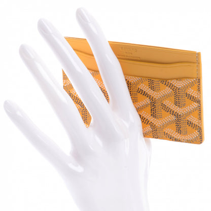 Goyard Goyardine Saint Sulpice Card Holder Yellow 2 of 7
