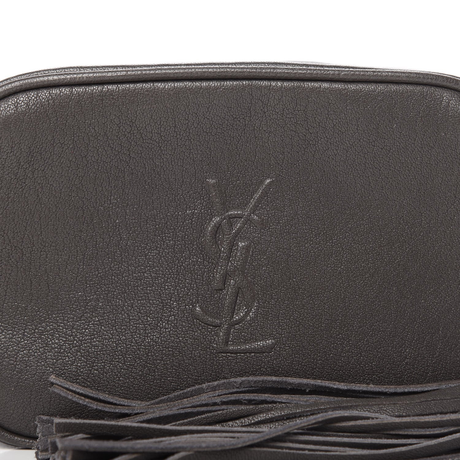 Saint Laurent Lambskin Monogram Lou Belt Bag Asphalt 10 of 11