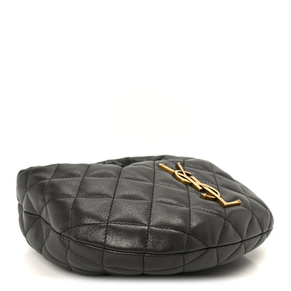 Saint Laurent Lambskin Quilted Icarino Bag Urban Grey 4 of 9
