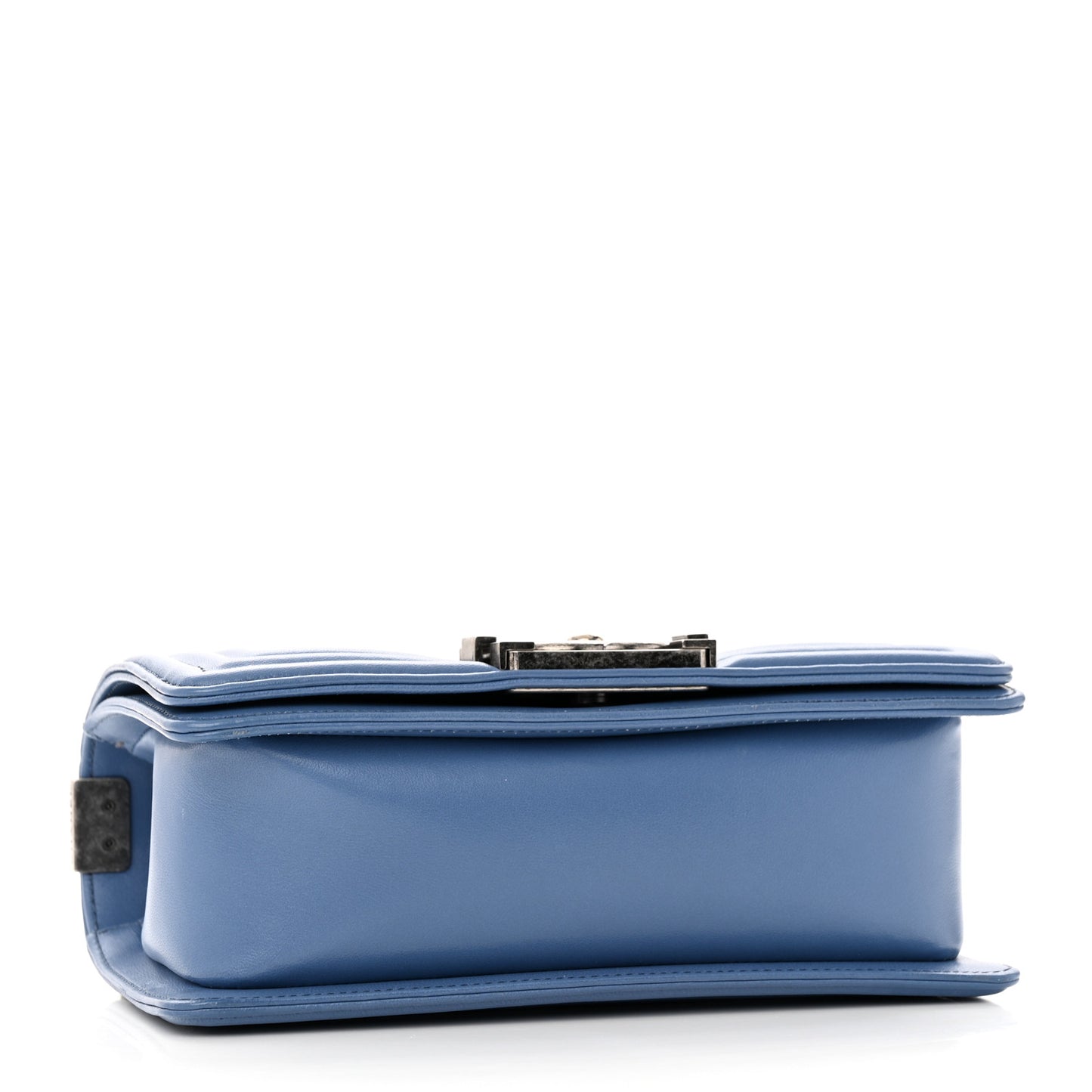Galuchat Stingray Small Boy Flap Blue