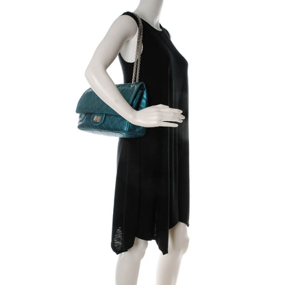 Chanel Metallic Calfskin Quilted 2.55 Reissue 227 Flap Turquoise 2 of 10