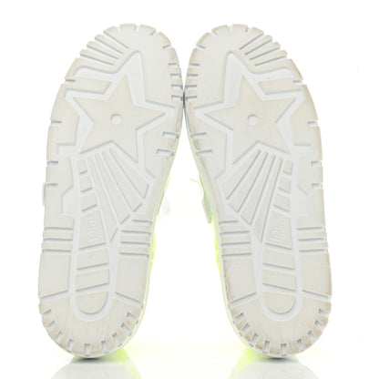 Christian Dior Reflective Fabric Shaded Dior-ID Platform Sneakers 38 Yellow Fluo 5 of 9