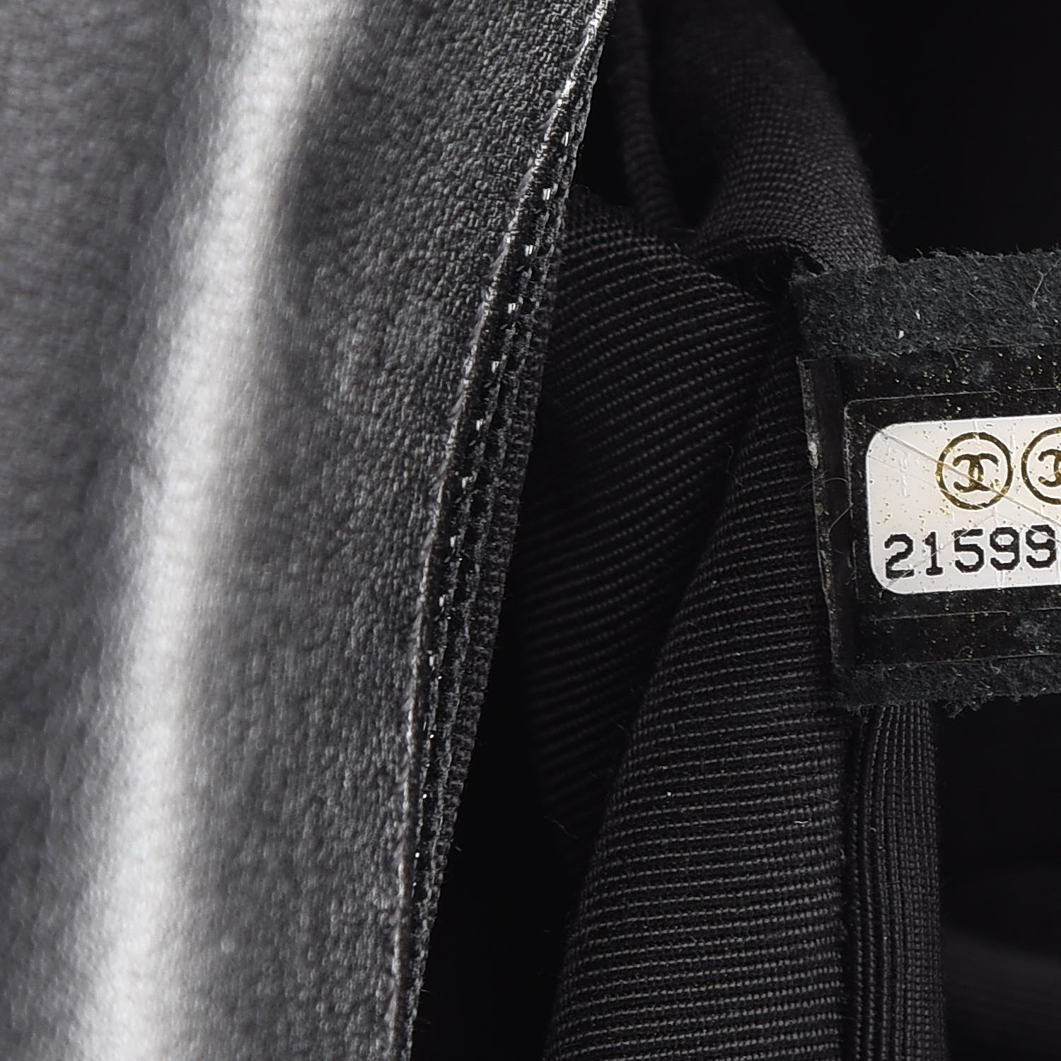 Chanel Lambskin Quilted Large Boy Flap Black 7 of 14