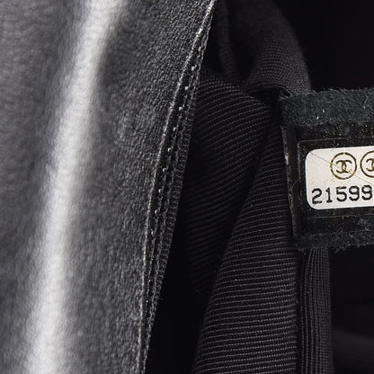 Chanel Lambskin Quilted Large Boy Flap Black 7 of 14