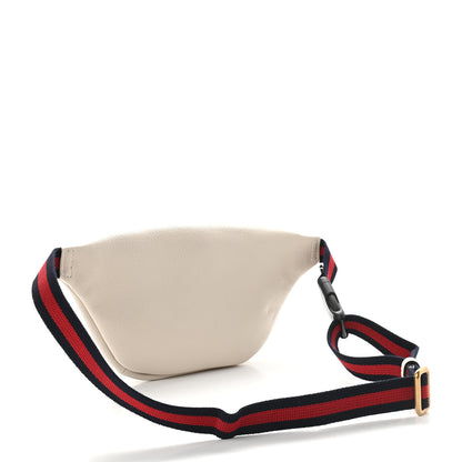Gucci Grained Calfskin Small Logo Belt Bag White 3 of 9