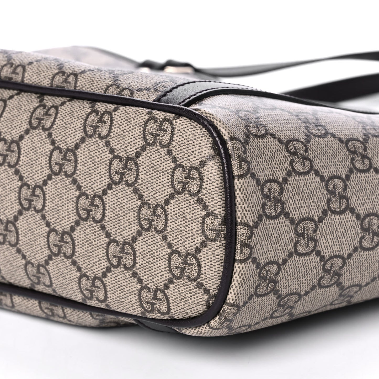 GG Supreme Monogram Medium Joy Tote Dark Brown