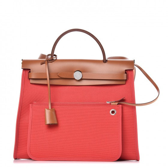 Vache Hunter Toile Herbag Zip 31 PM Bougainvillea