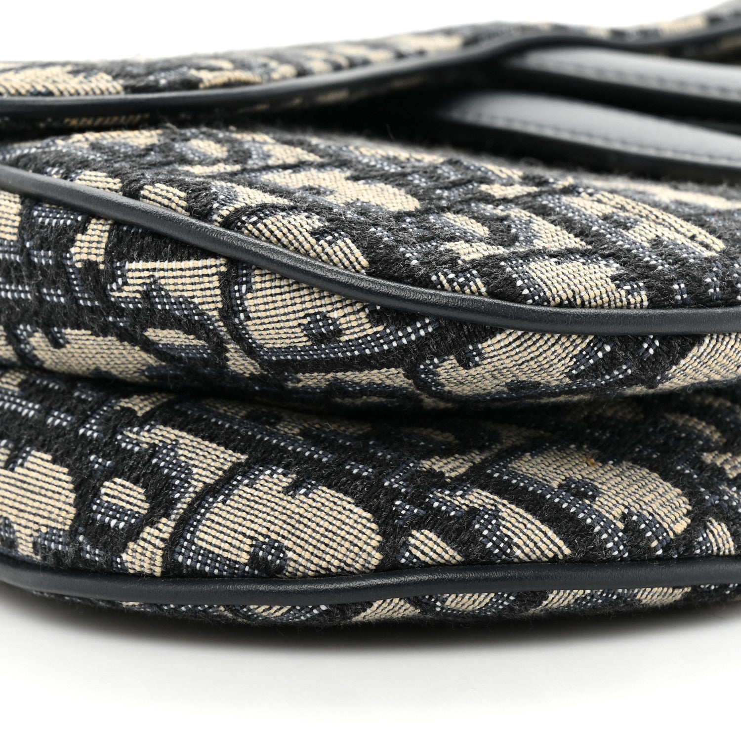 Christian Dior Oblique Mini Saddle Bag Blue 9 of 12