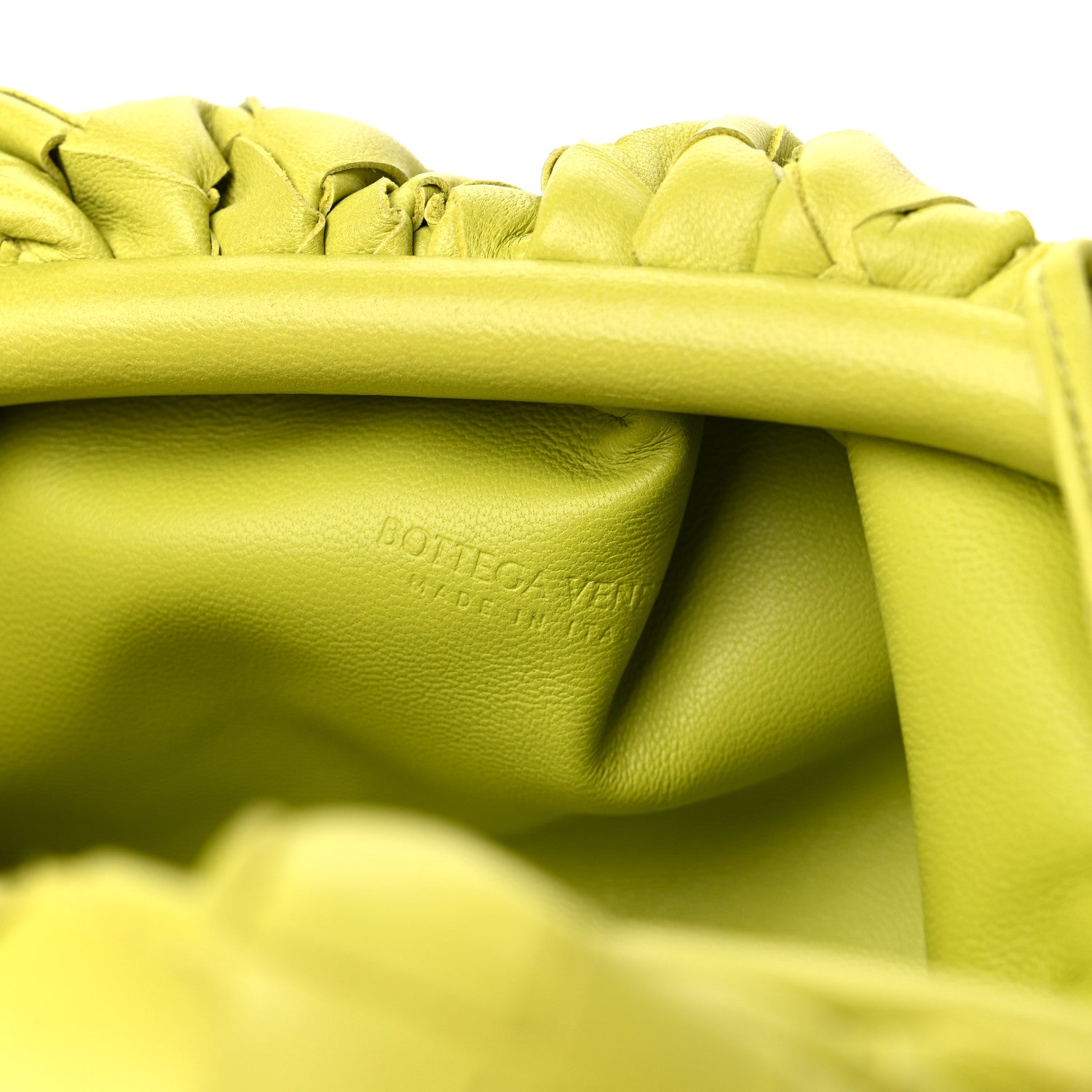 Bottega Veneta Nappa Intrecciato The Mini Pouch Kiwi 6 of 8