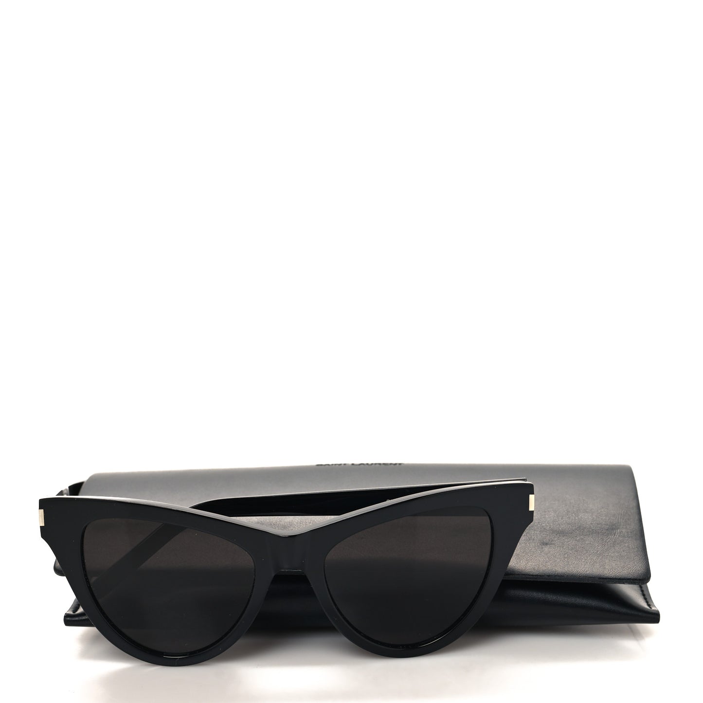 Acetate Cat 3 Cat Eye Sunglasses SL425 Black