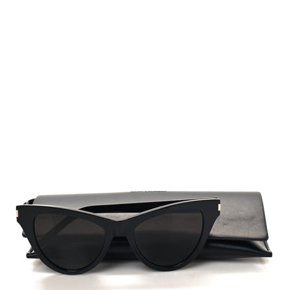 Saint Laurent Acetate Cat 3 Cat Eye Sunglasses SL425 Black 8 of 8