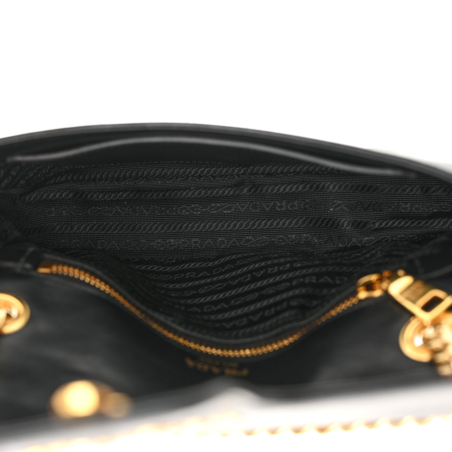 Saffiano Flap Shoulder Bag Black