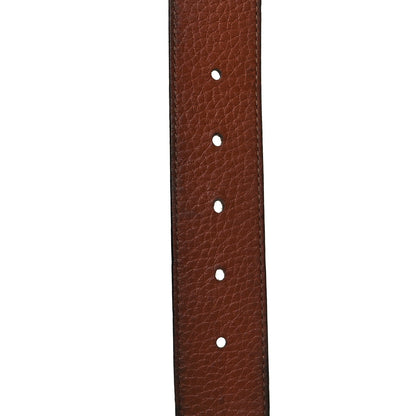 Louis Vuitton Taurillon Calfskin 30mm LV Initiales Reversible Belt 95 38 Black 4 of 8