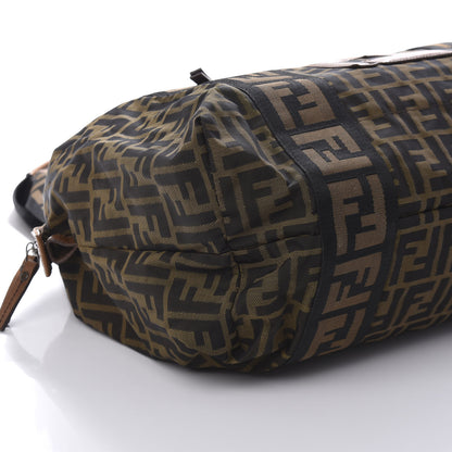 Fendi Zucca Vitello Patchwork Shoulder Bag Tobacco Sabbia 6 of 9