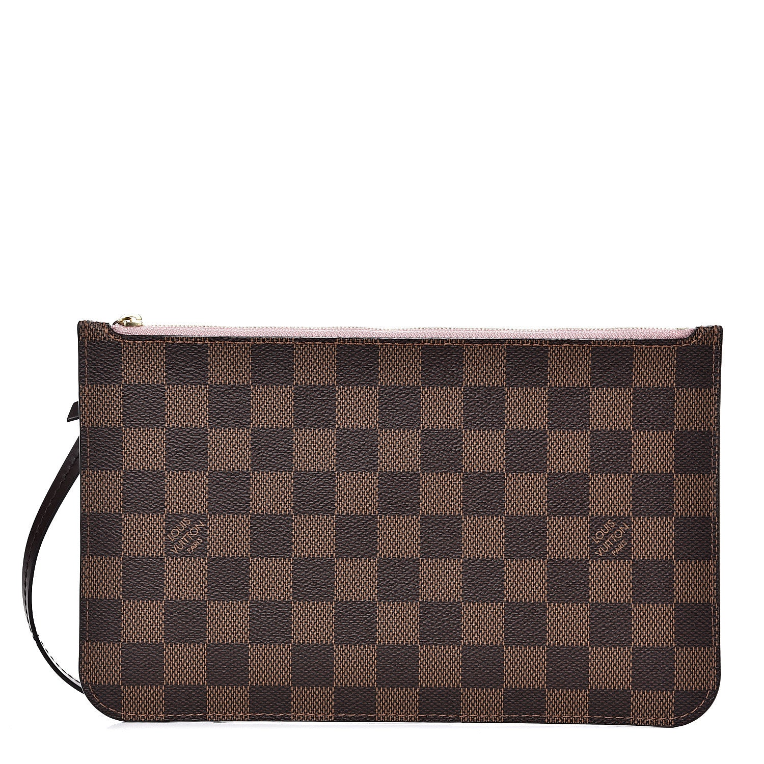 Louis Vuitton Damier Ebene Neverfull MM GM Pochette Rose Ballerine 1 of 7