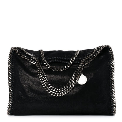Stella McCartney Shaggy Deer Falabella Fold Over Tote Black 1 of 9