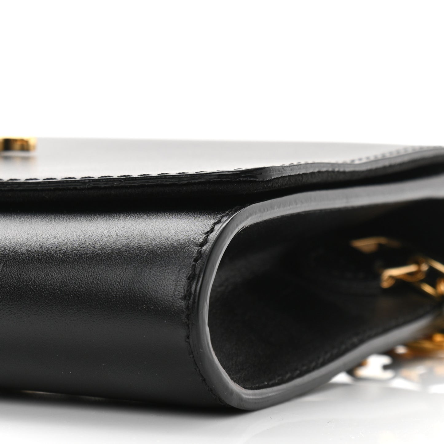 Calfskin Chain Louise GM Black