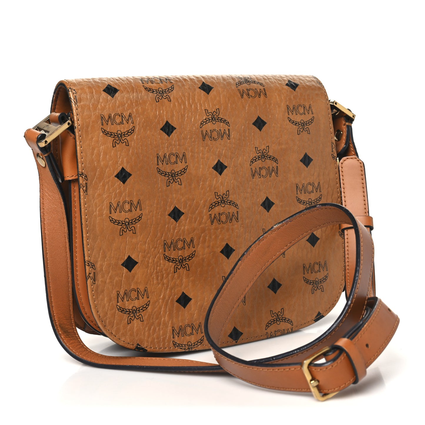 Visetos Patricia Crossbody Bag Cognac