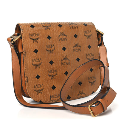 MCM Visetos Patricia Crossbody Bag Cognac 3 of 11