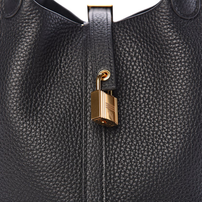 Hermes Taurillon Clemence Picotin Lock 18 PM Black 7 of 10