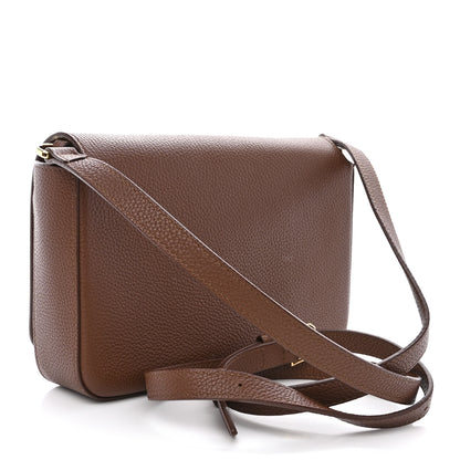 Burberry Calfskin Mini Vintage Check Note Bag Tan 3 of 12