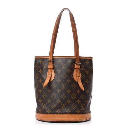 Louis Vuitton Monogram Petit Bucket 23 1 of 18