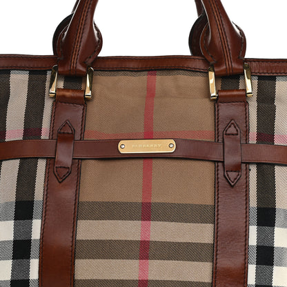Burberry House Check Tote Dark Tan 16 of 31