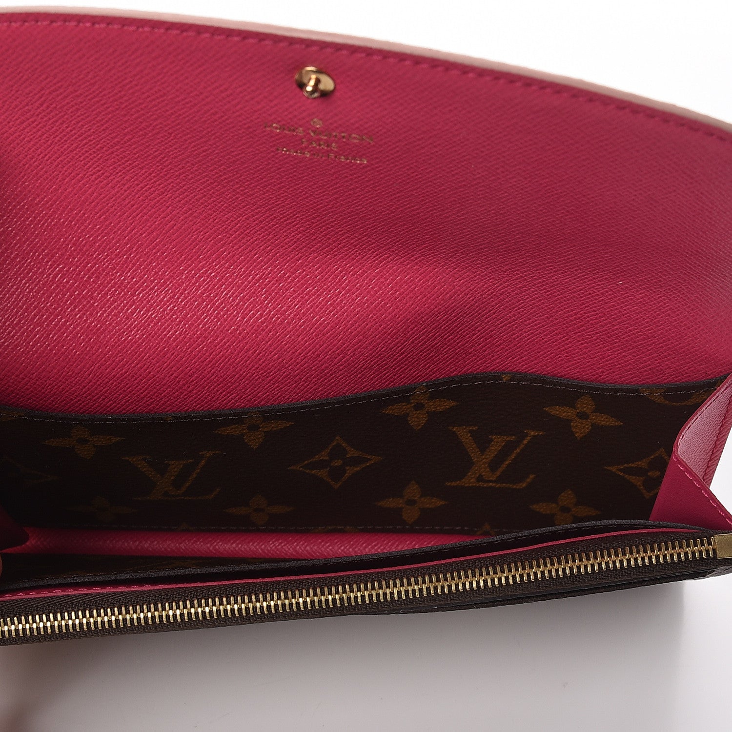 Louis Vuitton Monogram Bloom Flower Emilie Wallet 5 of 7