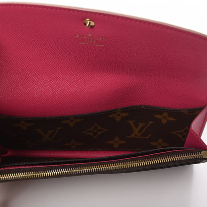 Louis Vuitton Monogram Bloom Flower Emilie Wallet 5 of 7