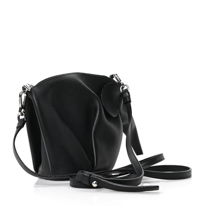Loewe Calfskin Mini Elephant Crossbody Bag Black 3 of 9