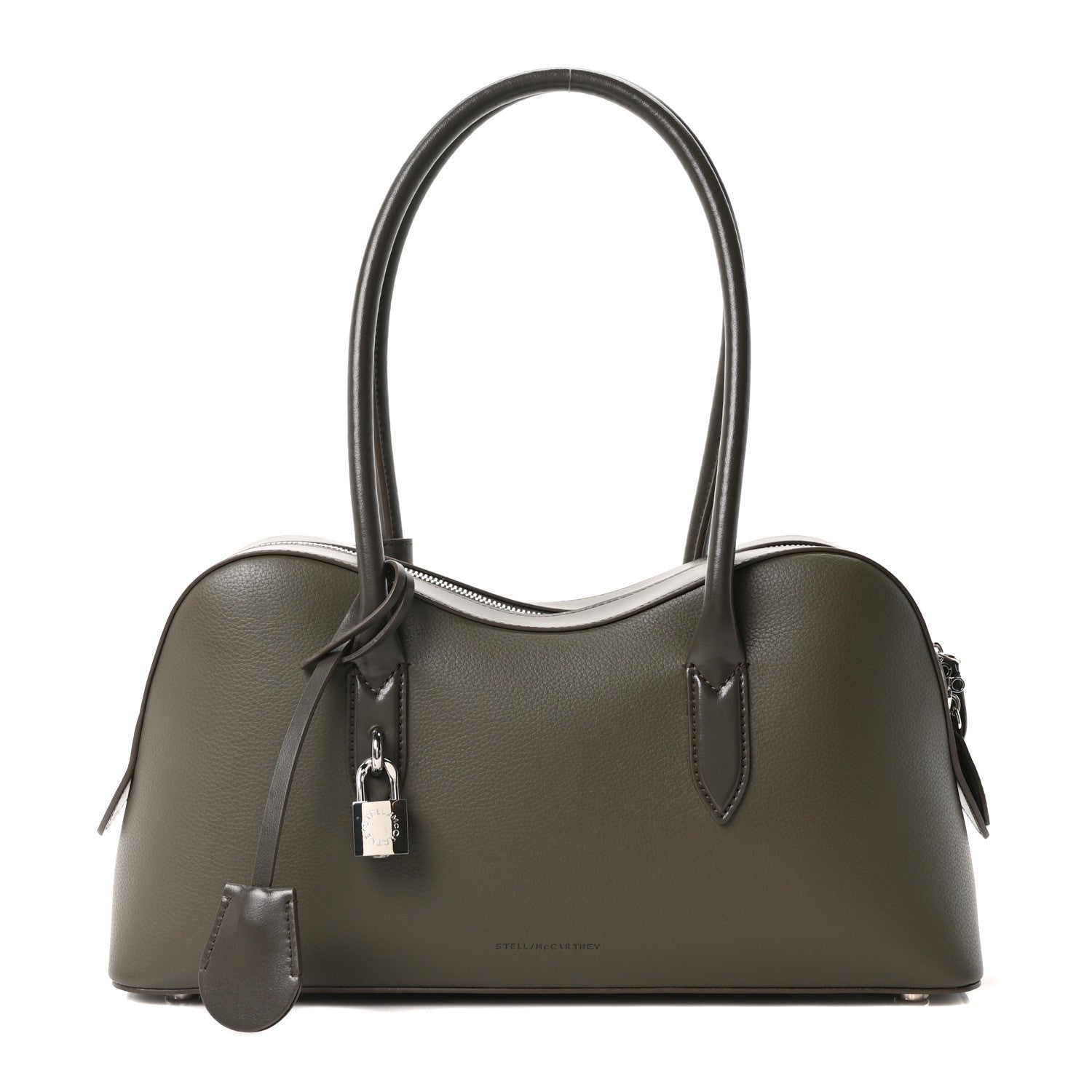 Stella McCartney Eco Grainy Alter Mat Ryder Shoulder Bag Dark Olive 1 of 10