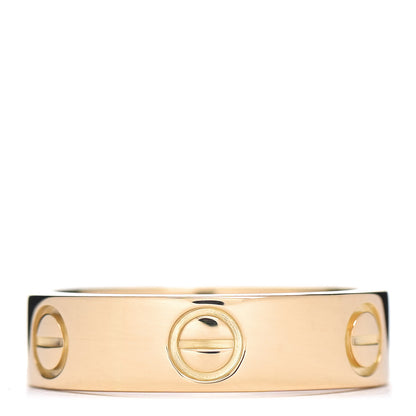 Cartier 18K Yellow Gold 5.5mm LOVE Ring 56 7.5 3 of 4