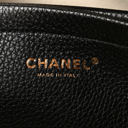 Chanel Grained Calfskin Stitched Urban Essentials Small Shopping Bag Black 6 of 11