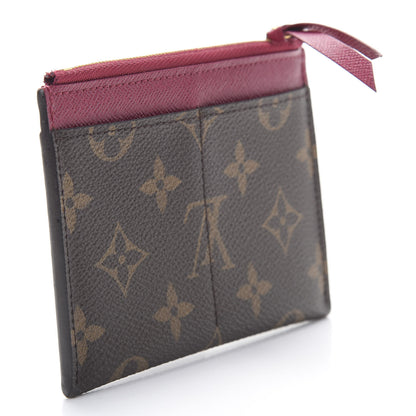 Louis Vuitton Monogram Zipped Card Holder Fuchsia 3 of 7