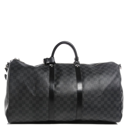 Louis Vuitton Damier Graphite Keepall Bandouliere 55 1 of 9