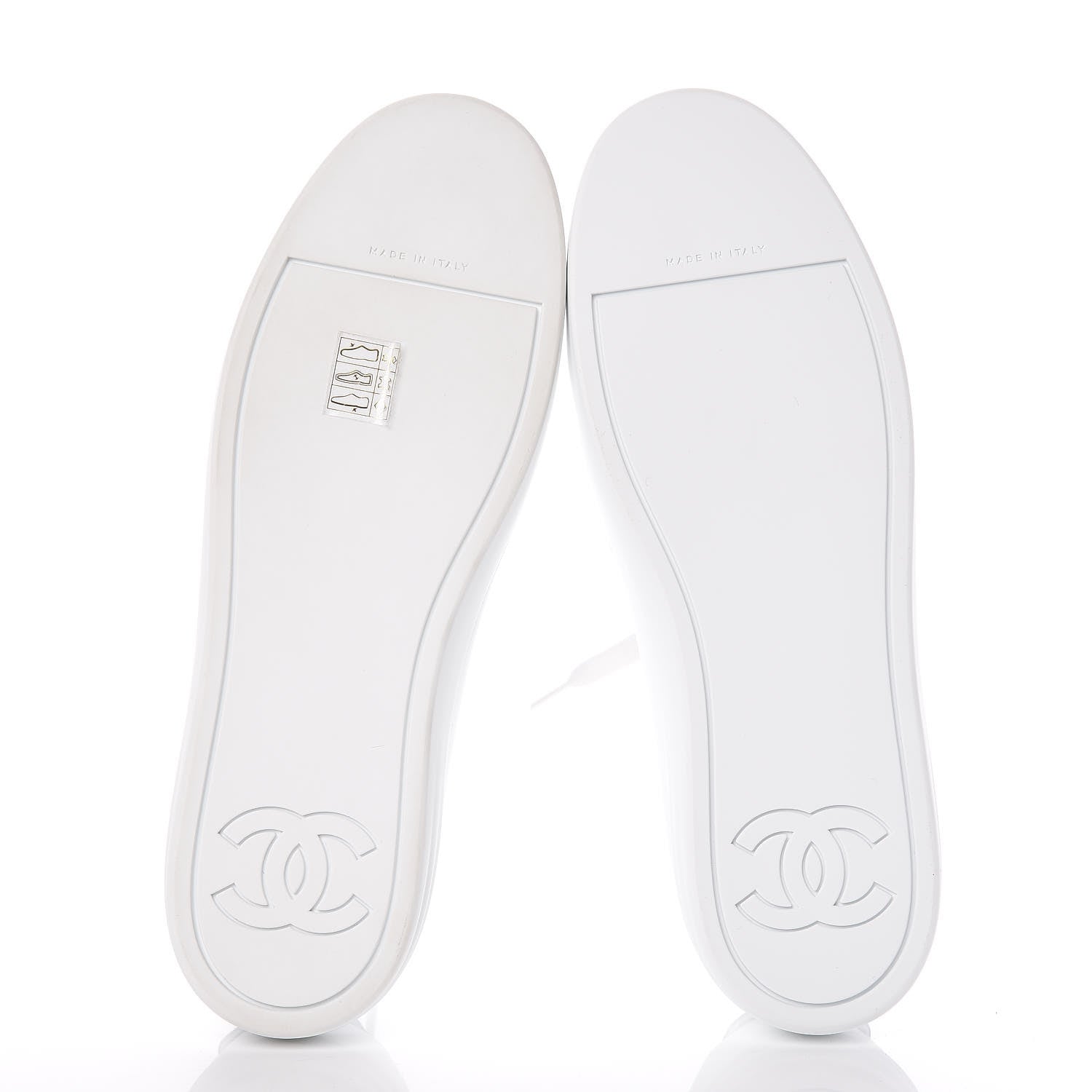Chanel Patent CC Sneakers 40 Blue White 5 of 10