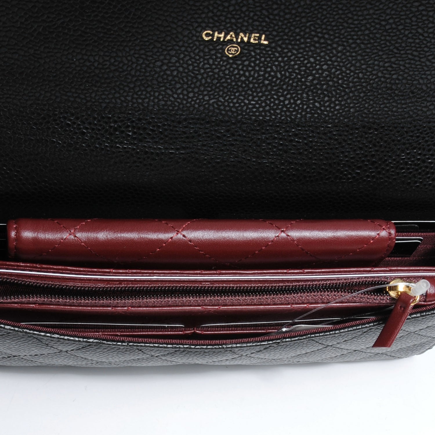 Chanel Caviar Quilted Travel Wallet Black 10 of 11