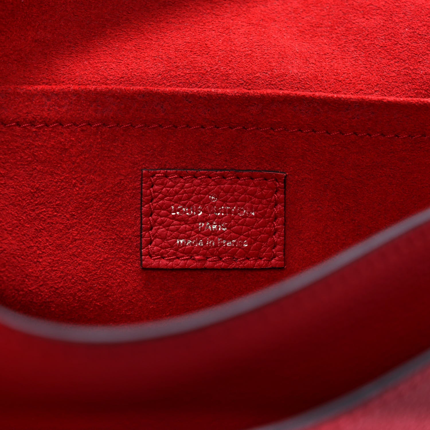 Louis Vuitton Soft Calfskin Mylockme Chain Bag BB Rubis 6 of 8
