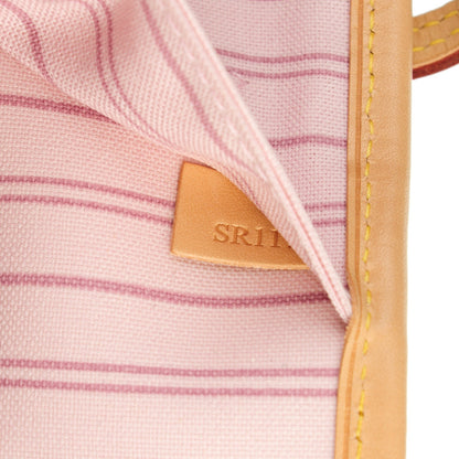 Louis Vuitton Monogram Capri V Neverfull MM Rose Ballerine 7 of 7