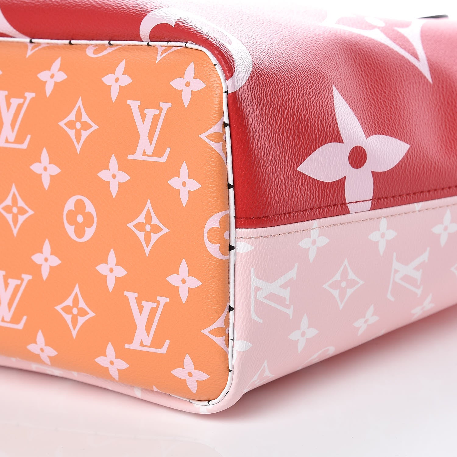 Louis Vuitton Monogram Giant Neverfull MM Rouge 10 of 11