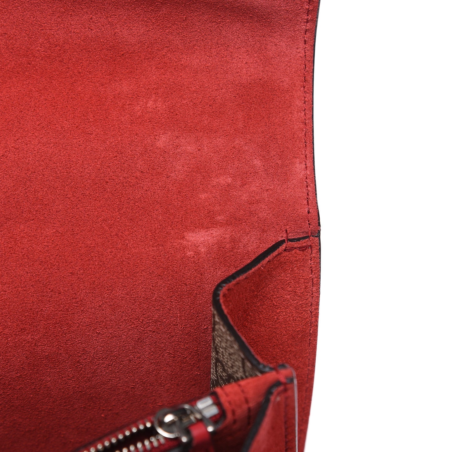 GG Supreme Monogram Small Dionysus Shoulder Bag Red