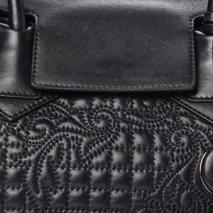 Versace Barocco Quilted Nappa Vanitas Bag Black 8 of 11