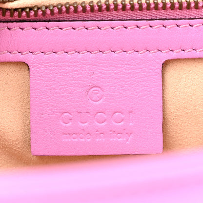 Gucci Calfskin Matelasse Small GG Marmont Shoulder Bag Candy Mousse 6 of 12