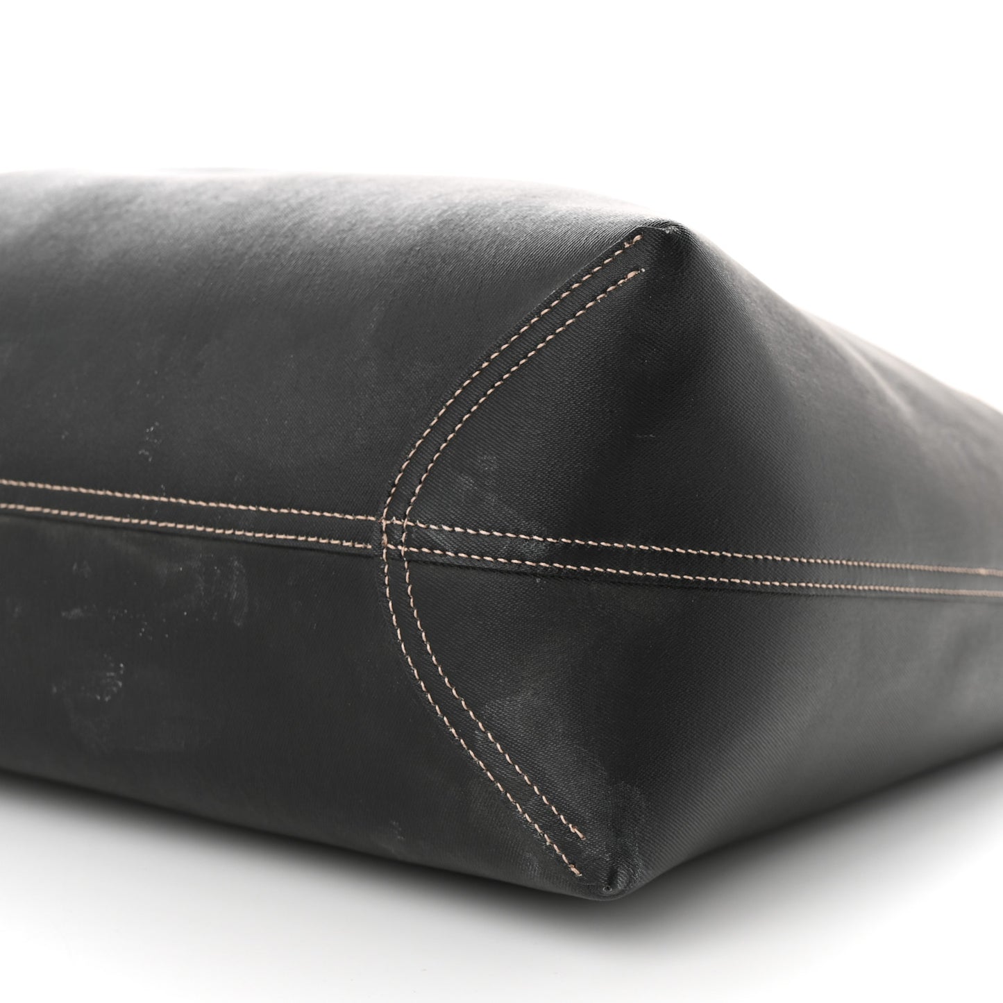 Calfskin GG Supreme Monogram Large Reversible Tote Black