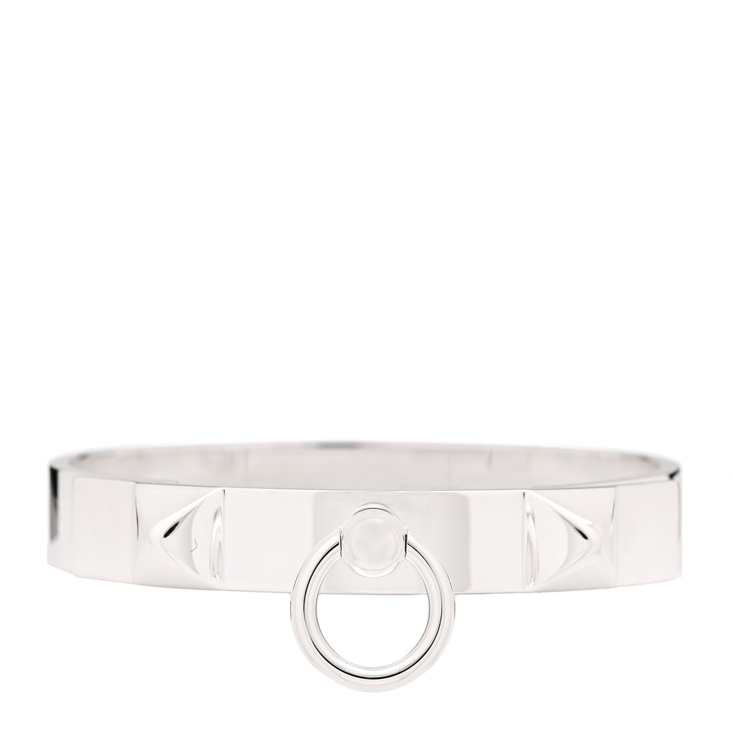 Sterling Silver PM Collier De Chien Bracelet SH