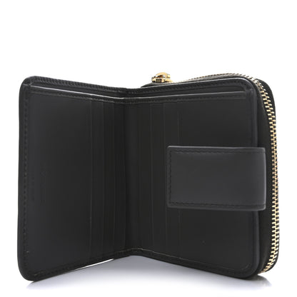 Saint Laurent Lambskin Belle de Jour Zip Around French Wallet Earth 5 of 7