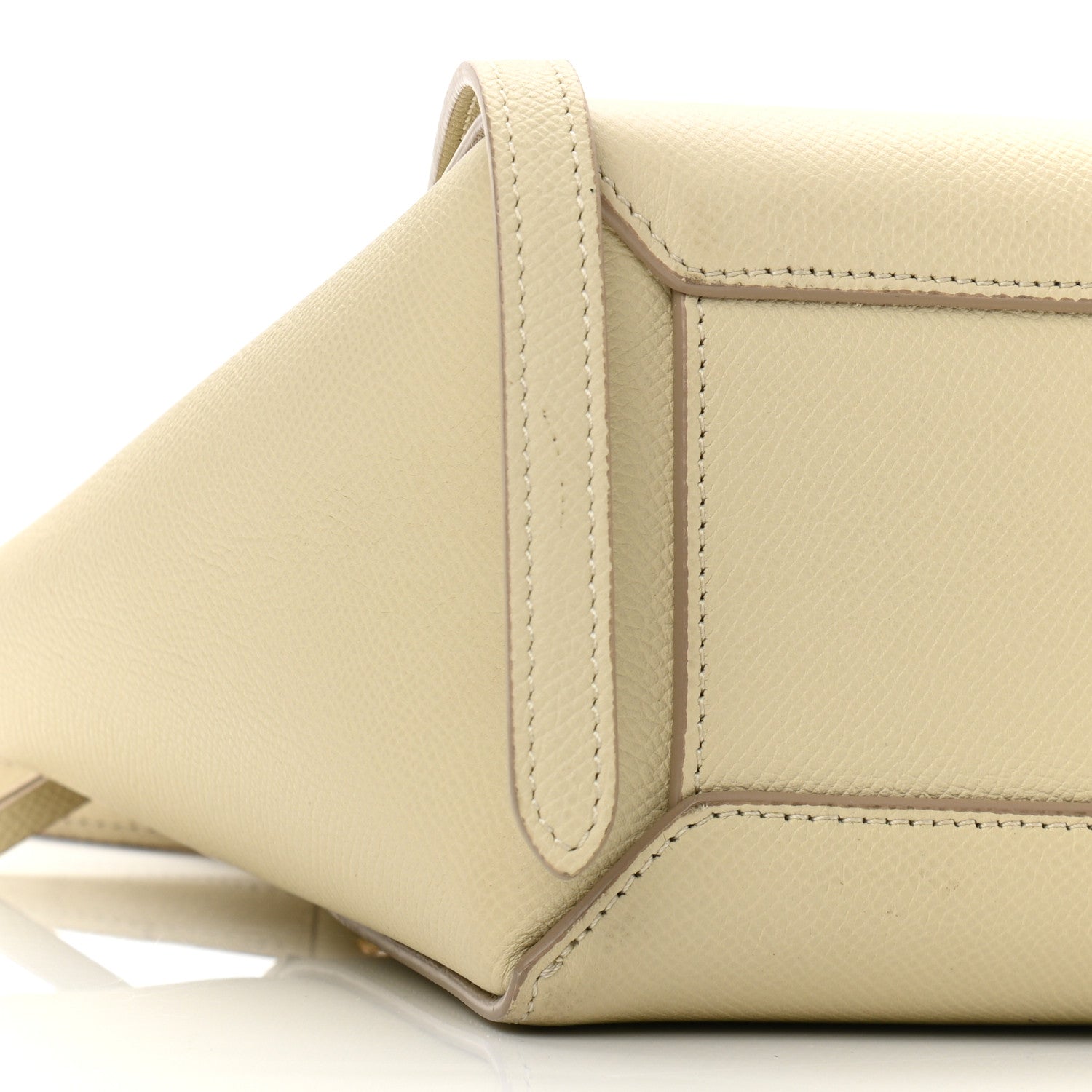 Celine Grained Calfskin Nano Belt Bag Chalk 8 of 9