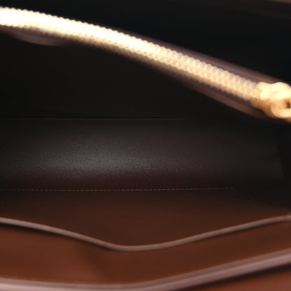 Celine Grained Nubuck Calfskin Medium Nino Chestnut 6 of 13
