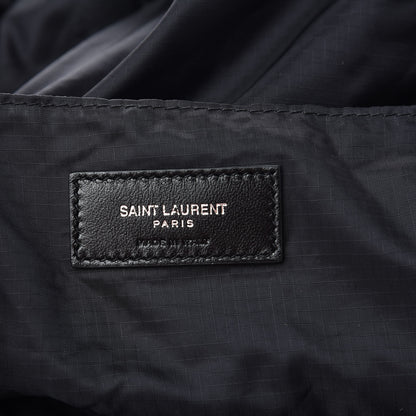 Saint Laurent Nylon City Fold Up Backpack Belt Bag Black 10 of 16